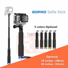 Monopodes Selfie universel extensible pour Go Pro Stick Palo portable pour HERO 5 4 6 7 3 + 3 2 1 SJ4000 Selfie Sticks monopode pour Yi 24329