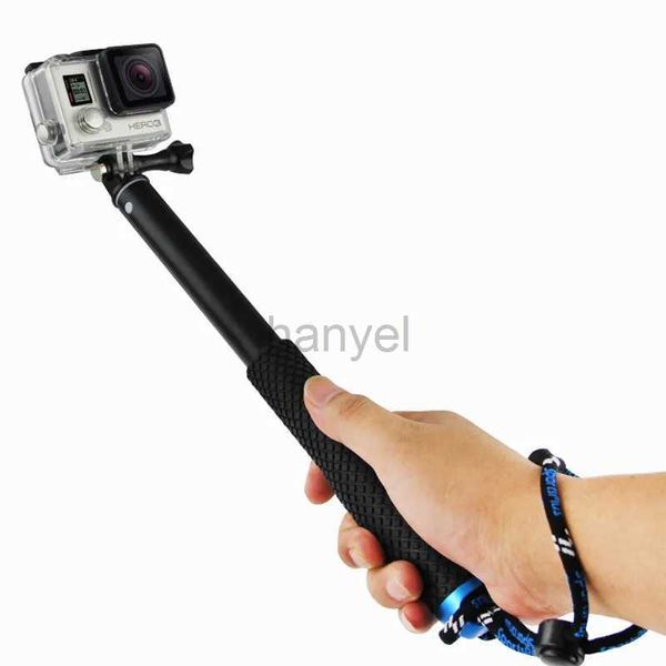 Selfie Monopods Étanche 19 bâton de selfie en aluminium pour 9 8 7 6 5 Sj4000 Sj7 Yi 4K DJI OSMO H8 H9R EKEN caméra d'action Go Pro accessoires 24329