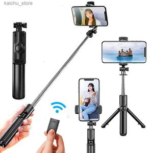 SELIE MONOPODS SELLIE SELIE SELTIE STAND Trépied avec Bluetooth Remote Tripod extensible pour iPhone Samsung Mobile Phone Tiktok Live Streaming Y240418