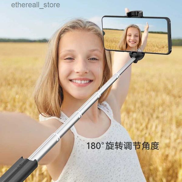 Selfie Monopods WS22005 Mini téléphone portable Selfie bâton trépied photographie diffusion en direct Selfie bâton Bluetooth Attraction magnétique Selfie bâton Q231109