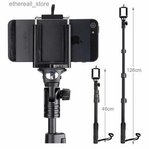 Selfie Monopods Yunteng 188 portable extensible Selfies caméra monopode bâton Portable Bluetooth sans fil pour iPhone Gopro 6 7 8 9 Q231109