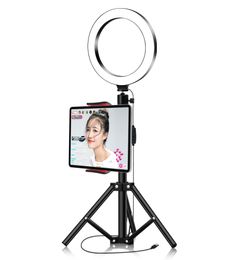 Selfie Ring Licht LED Cirkel Lamp Ringlamp met Stand Tripod Phone Holder voor Live Streaming Vidoeo Verlichting op YouTube TIKTOK