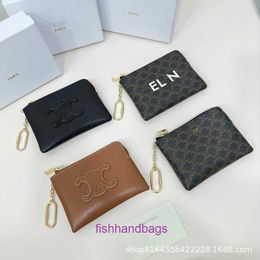 Bolsos de hombro de diseñador de Selins en la tienda en línea de la billetera hecha a mano Pequeña mini llavero para hombres y mujeres con logotipo original