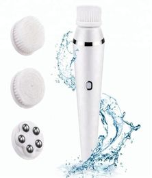 Vendre 3 en 1 face Brosse électrique Pore Pore Clear Face Wash Machine Machine de lavage Retirer Masseur facial Nettoyage pour le visage Brosse 8576752