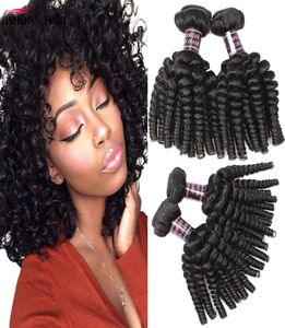 Vendre 8a cheveux brésiliens Afro Curly Kinky 4 paquets entiers bon marché malaisien péruvien Bouny bouclé 100 cheveux humains 6449677