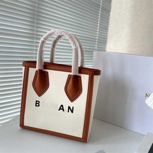 Verkoop Ban canvas draagtas Dames boodschappentassen met grote capaciteit Lederen designer handtas Commuter schoudertassen Mode bakken