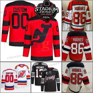 Vendre la coutume New''jersey''Devils''jack Hughes Hockey Jerseys Jesper Bratt Hischier Dougie Hamilton Mercer Wood Graves Marino Sharangovich Tomas