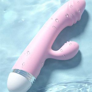 Vendre la marée de gâteau à double têtes 10 fréquence Fréquence interne et externe massage massage bâton adulte sex toys produits vibrateurs pour femmes 231129