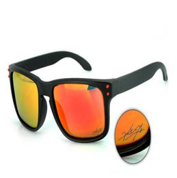 Vente de mode lunettes de soleil de haute qualité marque lunettes hommes femmes luxe OO9102 lunettes polarisées cadre noir feu Iridi31161562920