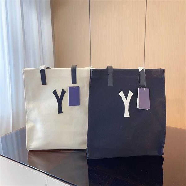 Vendre sac fourre-tout à la mode sacs à provisions design hommes femmes grande capacité sac en toile loisirs sac à main de luxe sacs à bandoulière beau cadeau