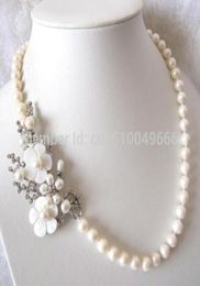 Vender gtgtgt20 quot 89 mm colgante de collar de perlas de agua dulce blanca7128431