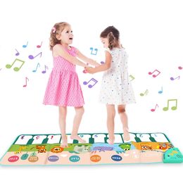 Vends enfants Musical Piano clavier tapis de danse tapis avec instruments sons éducation précoce jouets enfants tout-petits cadeau 240226