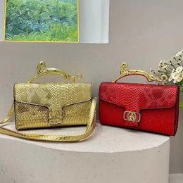 Vends Lanv Crocodile sacs à bandoulière simples femmes poignée léopard sac à main bandoulière sac fourre-tout pour femmes sac Messemger multicolore 230815