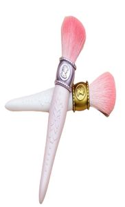 Vendre Les Merveillees Laduree Cheekpowderfoundation Brush Cameo Porcelain Design Beauty Makeup Makeup Blender Blendes Tools6292047