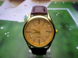 Vendre comme des gâteaux Business Leisure Table masculine Highend Forfort et généreuse STRAP DE TRAPE DE CUIR DES MONTRES CALENDRES WATERPR3998686