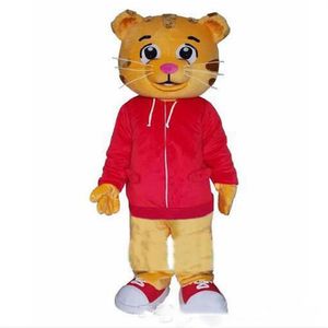 Verkoop als taart Daniel Tiger Mascot Costume Daniel Tiger Fur Mascot Costumes210E