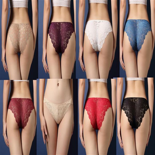 vendre luxueux 3 pièces pack culottes sexy pour femmes sous-vêtements sexy en dentelle dames slips en dentelle sexy sous-vêtements sans trace haute qua216P