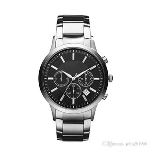 Vendre montre de luxe nouveau moderne en acier inoxydable homme d'affaires montre-bracelet hommes mode chronomètre Top qualité horloge de sport relogio 207E