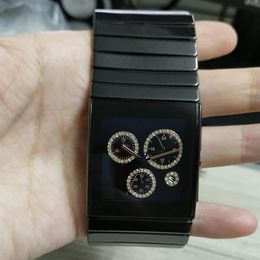Vender relojes masculinos cronómetro de cuarzo de cerámica relojes de pulsera cronogrpah RA09230V