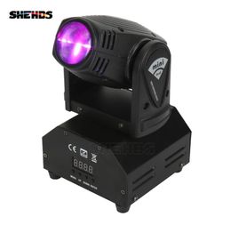 Vender Mini LED 10W Spot Beam Moving Head Light Lyre DMX512 STRroboscopio de luz de escenario para Home Entertainment Professional Stage52222131