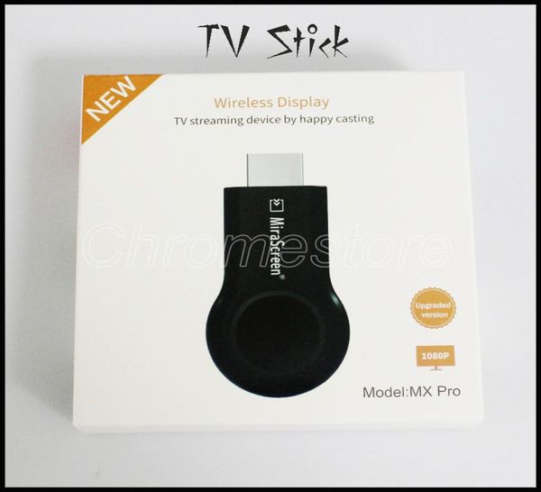 Vender MX Pro TV Stick Full HD 1080p Anycast Miracast DLNA AirPlay Wifi Dispaper Dongle para Andriod iOS Cell Fone2219857