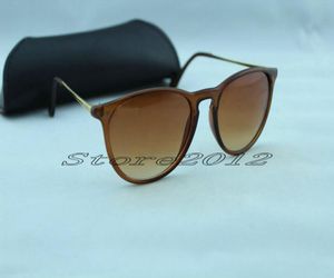 Verkoop nieuwe 10 stcs UV Protection Fashion Sunglasses Designer merk Zonnebril voor mannen Dames gradiënt 52 mm lens met doos en case1407729