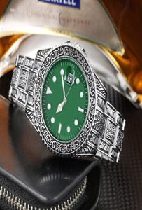 Vendez de nouveaux hommes sculptés montre des montres-bracelets de luxe à quartz cool.