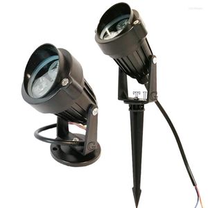 Vends éclairage extérieur support de projecteur de jardin Led pelouse 3W 9W lumière IP65 lampe étanche AC110V220V