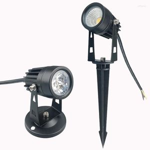 Venta de iluminación exterior Soporte de foco de jardín Led Césped 3W 5W Luz IP65 Lámpara impermeable AC110V220V