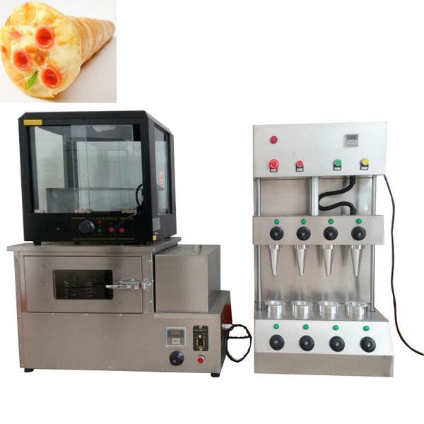 Vends cône de pizza faisant la machine four à cône de pizza en acier inoxydable et vitrine de pizza de haute qualité