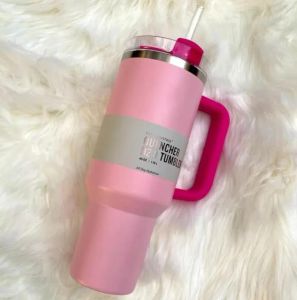 Gobelet à flux H2.0 en acier inoxydable, 40oz, 40oz, flamant rose, nouveauté, livraison directe le même jour, 1116