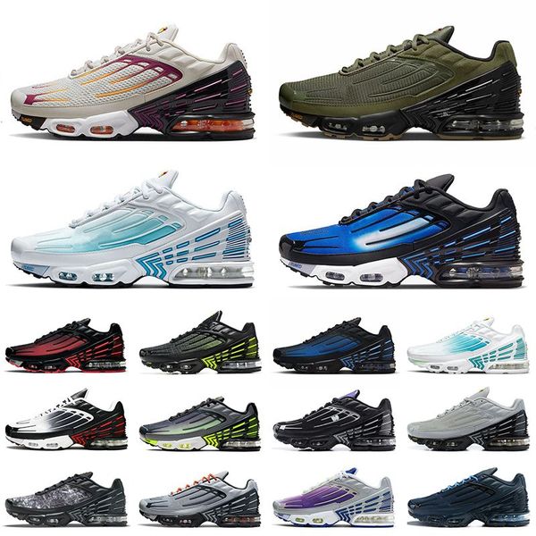 Vendez bien Tn 3 Chaussures de course Plus III Obsidian Bone Noir Bleu Graphic Prints Sports Blanc Volt Hommes Baskets Tns Chaussure Olive Vert Femmes Baskets A New York Outdoor 39-46