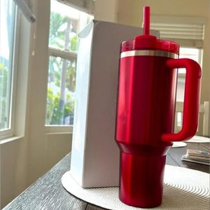 Vendre bien d'hiver Red 2nd Generation Quencher 40oz REUSABLE TUBLE DE VOYAGE ISOLÉE CHROMA