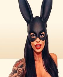 Vendre des femmes Halloween Bunny Mask Sexplay Cosplay Masks Rabbit Ears Masks Party Bar Nightclub Costume Accessoires 2022 Y2205231281771