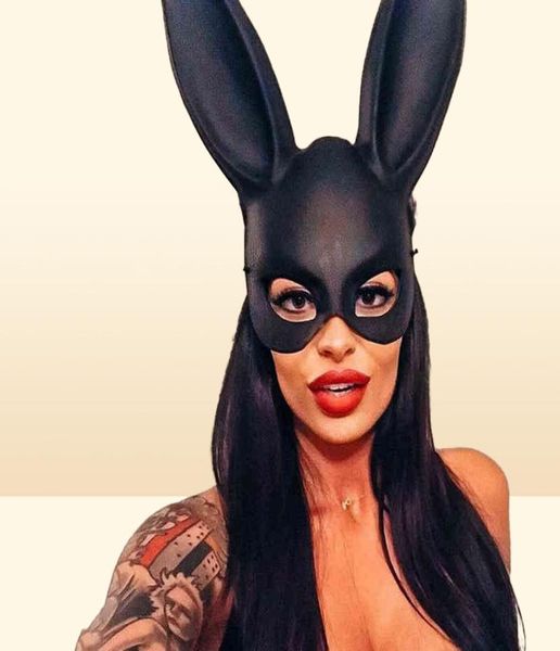 Venden a las mujeres Halloween Bunny Mask Masks Sexy Cosplay Masks Masks Fiest Bar Club Nightclub Accesorios 2022 Y2205231995841