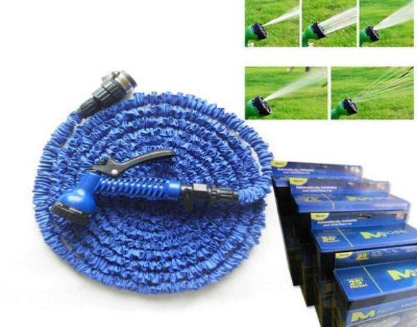 Vendre un tuyau de jardin de 100 pieds extensible Magic Flexible Tyir à eau EU tuyau en plastique Pipe avec pistolet à pulvérisation à l'arrosage7530068