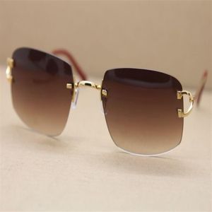 Vente de lunettes de soleil Adumbral polarisées UV400 avec bouclier de protection 3899175 sans monture pour hommes et femmes de haute qualité mode vintage Sun Gla232H