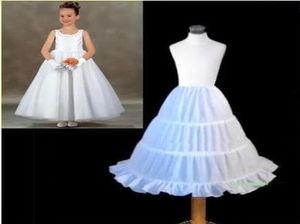 Verkopen van kinderen petticoa aline 3 Hoops Kids Crinoline Bridal Underskirt Wedding Accessories For Flower Girl Dress CPA3062179536