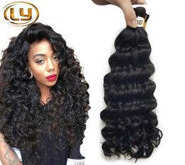 Vente de cheveux mini tressés humains bouclés profonds sans trame 100 cheveux brésiliens non transformés en vrac pour tressage acheter 3 lots obtenir 1 pièces 6643962