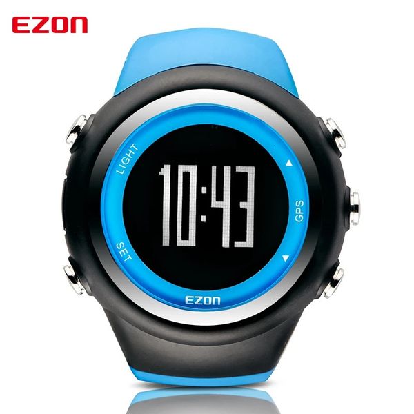 Vente d'Ezon T031 GPS TIMING Fitness Watch Sport Outdoor Afficier Digital Watch Distance Calorie comptoir Men Watch 240428