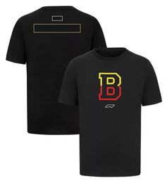 verkoop F1 Formule 1 racepak kleding met ronde hals teamwerkkleding T-shirt met korte mouwen op maat gemaakt voor heren