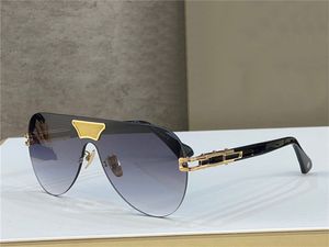 Vente de lunettes de soleil design de mode GRAND ANE pilote cadre sans cadre lentille de protection simple style tendance Japon fait à la main de qualité supérieure lunettes de protection uv400 S162-02