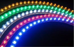 Bande lumineuse flexible et étanche pour voiture, 48cm, 48LED s SMD, fedex, 5 couleurs, 4759442, vente