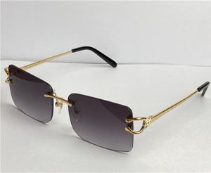 Vendre des lunettes Cadre 18 carats de lunettes de soleil ultra-légères Gold Gold Plated pour hommes Men Business Eyewear Top Quality With Box 36456318747118