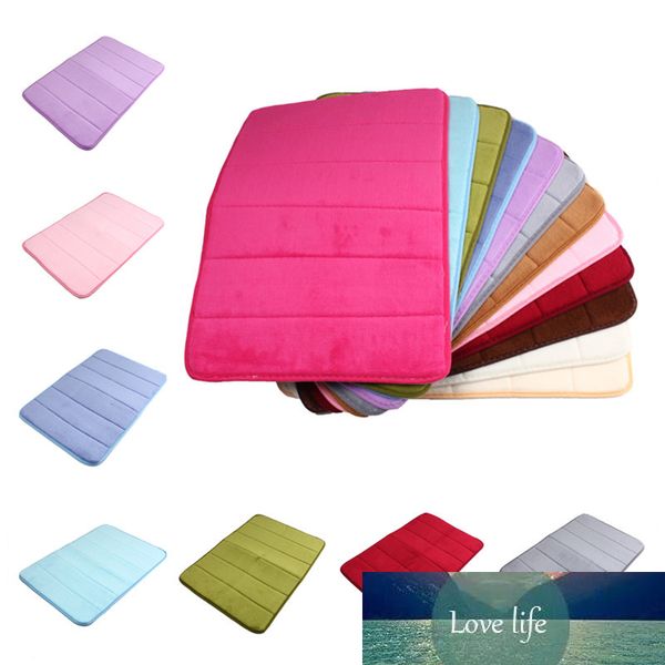 Vente de haute qualité tapis de bain salle de bain chambre tapis antidérapants tapis en mousse à mémoire de forme tapis de douche pour salle de bain cuisine