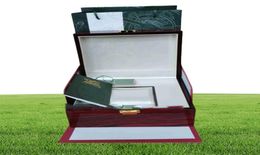 Vendre des boîtes de montres offshore de haute qualité Oak Offshore Regardez les papiers d'origine Boîte en cuir en bois rouge sac à main 20 mm x 16 mm 1kg 4426566