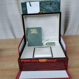 Vente de haute qualité Royal Oak Offshore montres boîtes montre papiers originaux bois rouge boîte en cuir serrure sac à main 20mm x 16mm 1KG 247R