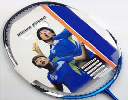 Verkoop van Korea Badminton Team Badminton Racket Brave Sword 12 3U G5 Carbon Graphite Racquet de Badminton5397638