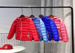 Vente logo enfants039s garçons et filles039 90 duvet de canard à capuche garder au chaud épaissir doudoune CoatTop qualité 7424845