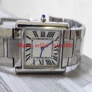 Verkoop van luxe klassieke serie damesmode horloges witte wijzerplaat roestvrij staal hoge kwaliteit 28 mm quartz dames wom246q